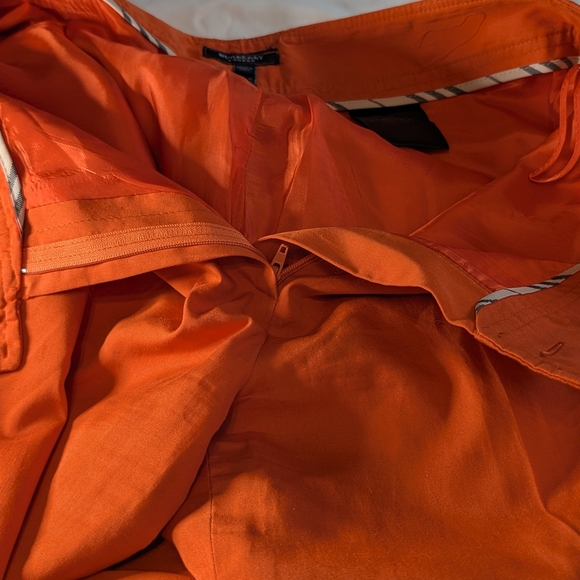 Burberry Orange Straight-Leg Pants - Picture 9 of 13